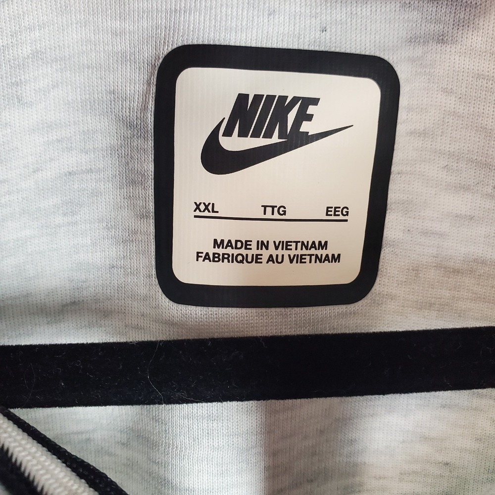 Nike Sportswear Tech Fleece Windrunner Womens Hoodie 2XL Gray Heather Full-Zip - Picture 7 of 11
